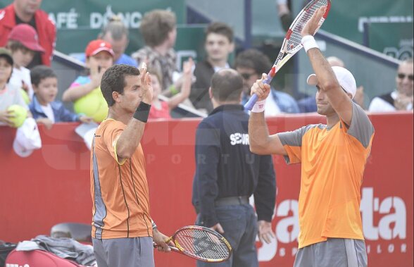 FOTO Debut fulger » Horia Tecău şi Jean-Julien Rojer s-au calificat în sferturi la BRD Năstase-Ţiriac Trophy