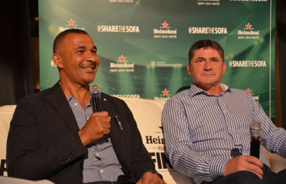 (P) GALERIE FOTO Heineken l-a adus pe Gullit la Bucureşti! Superstarul a văzut finala Ligii alături de Iovan, Dan Petrescu şi de fanii români