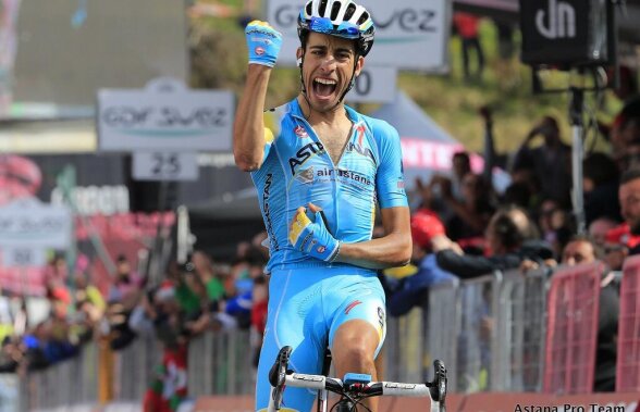 Fabio Aru cîştigă pe Muntele Pantani, iar avansul lui Rigoberto Uran se erodează sub atacurile lui Nairo Quintana