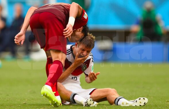 VIDEO+FOTO » Pepe, eliminat gratuit după un conflict cu Thomas Muller! Reacţia incredibilă a lui Raul Meireles la adresa arbitrului!