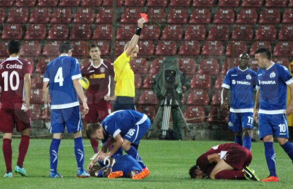 Daţi jos din tren » CFR Cluj a pierdut calificarea pe mîna arbitrului: 0-2 cu Dinamo Minsk