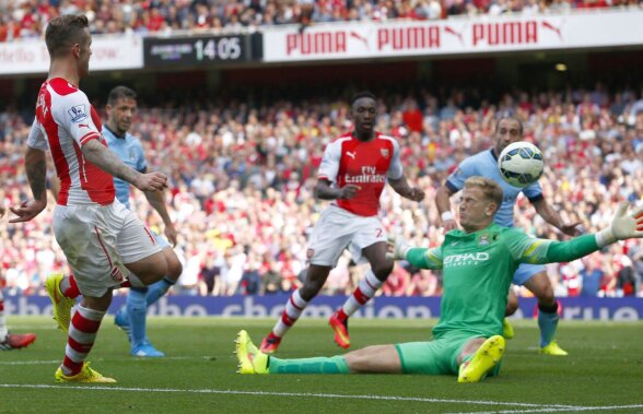 VIDEO Jack ”Spintecătorul” » Wilshere, gol şi assist, a fost omul vedetă în Arsenal - Manchester City 2-2