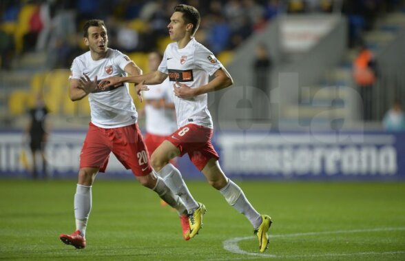 FOTO Nebunie pe ”Ilie Oană” » Fortuna Cîmpina a sperat 91 de minute la o minune, dar a fost spulberată de Dinamo în prelungiri