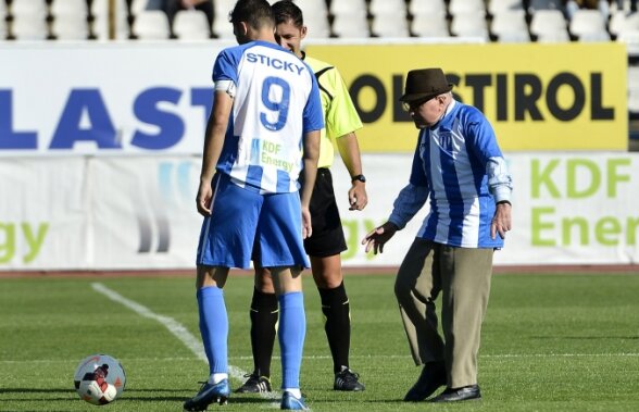 101 ani cu suflet alb-albastru » Cel mai înfocat suporter al Craiovei a dat lovitura de start la ultimul meci al oltenilor