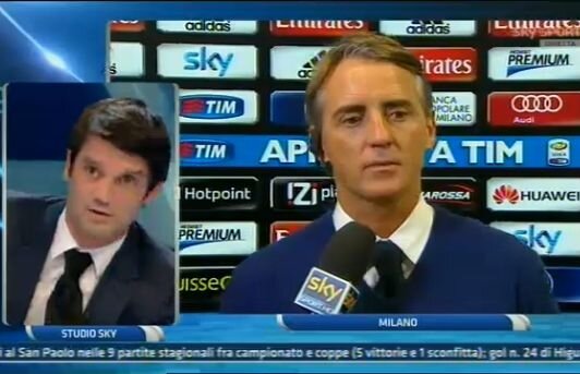 Cristi Chivu aşa cum nu l-ai mai văzut! Din fotbalist s-a transformat în analist la Sky Sports » I-a luat la întrebări pe Mancini şi Mexes