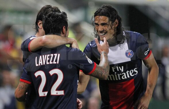 Scandal la PSG! Edinson Cavani şi Ezequiel Lavezzi au fost trimişi la echipa a doua!