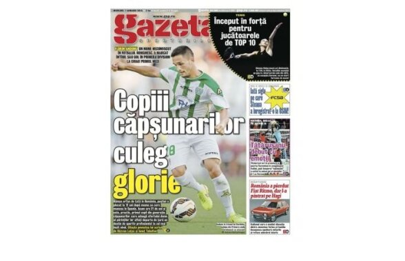 Acum, la chioşcuri, în ediţia tipărită a Gazetei, povestea lui Florin Andone, primul copil din Diaspora care a reuşit pe plan sportiv la cel mai înalt nivel!