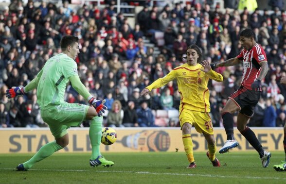 VIDEO Cu Pantilimon titular, Sunderland a pierdut cu Liverpool » Portarul a terminat meciul în careul advers