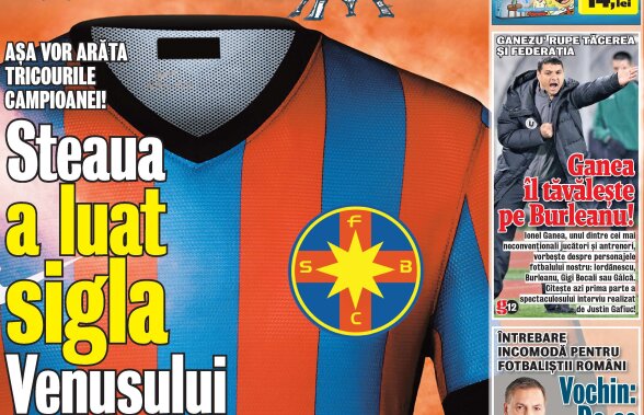 EXCLUSIV Aşa vor arăta tricourile campioanei! Steaua a luat sigla Venusului