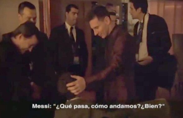 VIDEO Ăsta e videoul începutului de an! Cristiano junior a mers să-l salute pe Lionel Messi la îndemnul lui Ronaldo: "Vorbeşte despre tine"