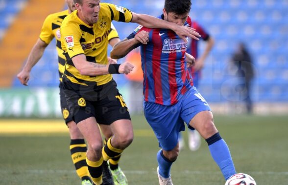 FOTO + VIDEO Steaua - Borussia Dortmund 0-1 » Roş-albaştrii au dominat jocul, dar au pierdut pe final