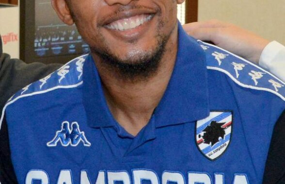 Samuel Eto'o revine în Serie A » A semnat cu Sampdoria şi va fi plătit în funcţie de golurile marcate