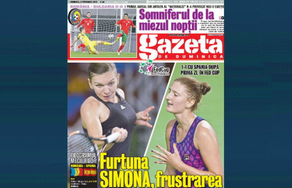 FOTO Furtuna Simona Halep, frustrarea Irina Begu » Cum a fost prima zi a României la Cupa FED: "E altfel decît într-un turneu obişnuit”