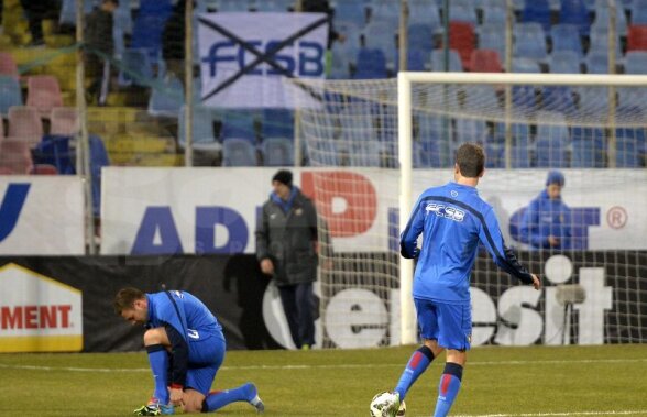 FOTO Steaua contra Steaua » Mesaje dure ale galeriei steliste pentru oficialii din Ghencea