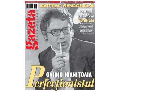 Ediţie de excepţie a Gazetei Sporturilor! Ovidiu Ioaniţoaia, directorul ziarului, împlineşte 70 de ani! 18 pagini speciale dedicate jurnalistului