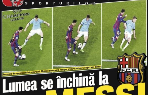 VIDEO Lumea se închină la Leo Messi » Planeta sportului uluită după recitalul argentinianului la Barca - Manchester City 1-0