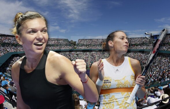 Ce victorie! Simona Halep se califică în ”sferturi” la Miami după un meci senzaţional cu Flavia Pennetta