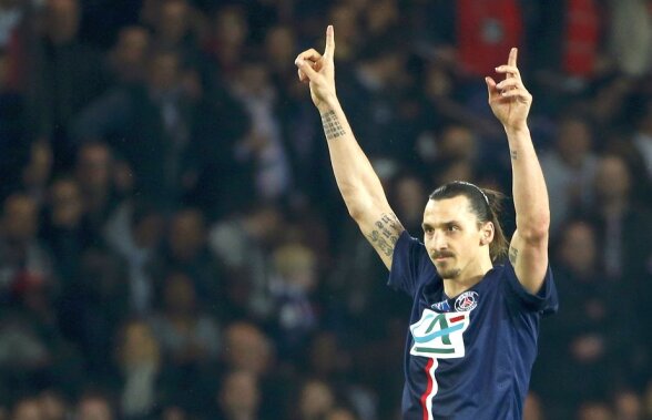 VIDEO Magie marca Zlatan » Ibrahimovici a făcut spectacol la calificarea lui PSG în finala Cupei Franţei