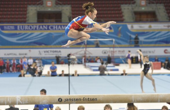 Aur adolescent » Andreea Munteanu a adus singura medalie a gimnasticii feminine de la Campionatele Europene