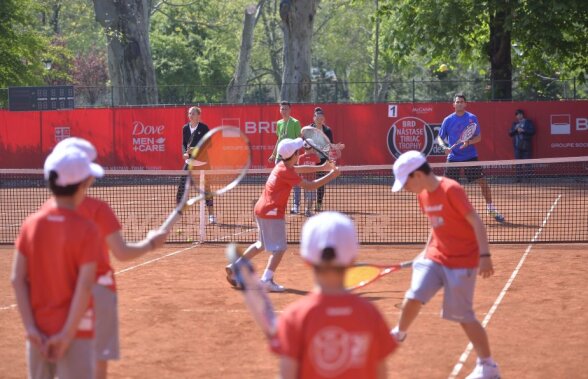 FOTO Ziua copiilor la BRD Năstase-Țiriac Trophy » Horia Tecău și Irina Begu au participat la Kids Day