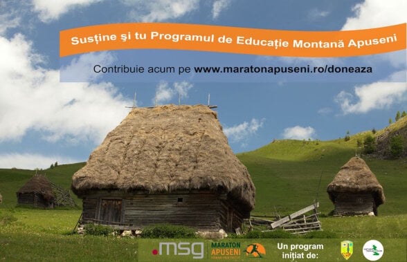 Donează pentru programul de educație montană din zonele rurale din Apuseni! 