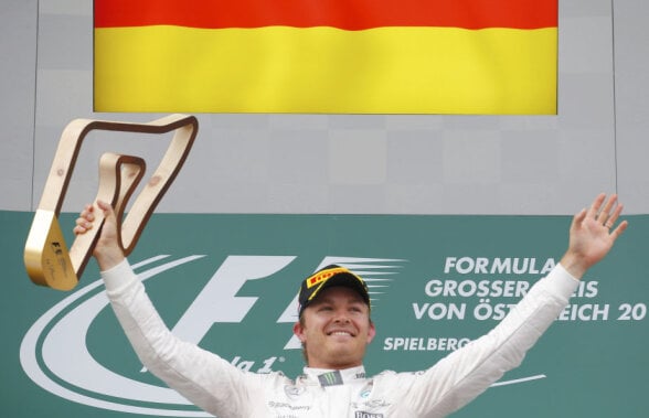 Presiune pe Hamilton » Rosberg a cîștigat în Austria și îi suflă în ceafă britanicului