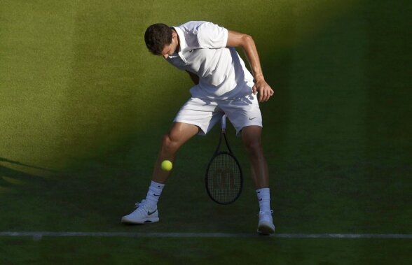 VIDEO Ce păcat că a fost aut » Dimitrov, reflex incredibil în meciul din turul I de la Wimbledon