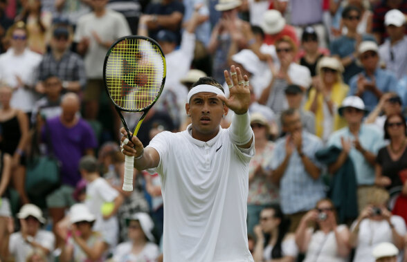 VIDEO Momente incredibile la un meci de la Wimbledon! "Nebunul" Kyrgios a refuzat să joace un game în semn de protest față de arbitru