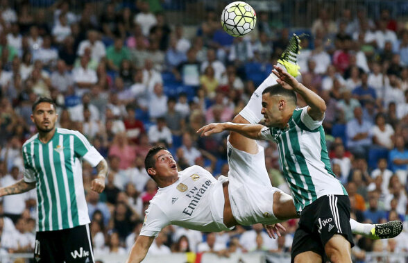 VIDEO AirJames » James Rodriguez a fost stratosferic cu Betis: două goluri de copertă și o pasă decisivă