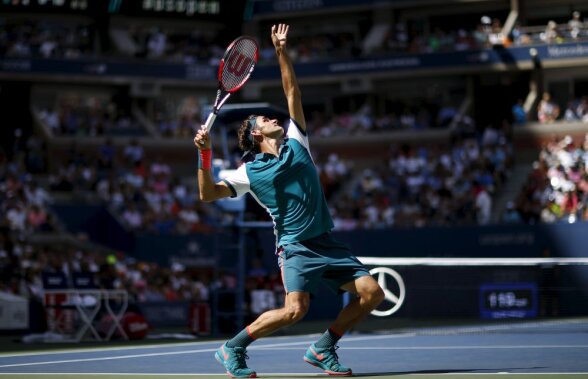 Fără emoții. Roger Federer s-a calificat în optimile de la US Open, după 3 seturi cu Kohlschreiber