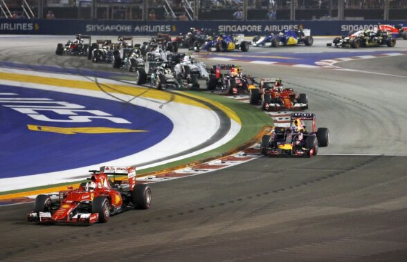 VIDEO Moment inedit la Singapore » Un spectator a intrat pe pistă în timpul cursei de Formula 1