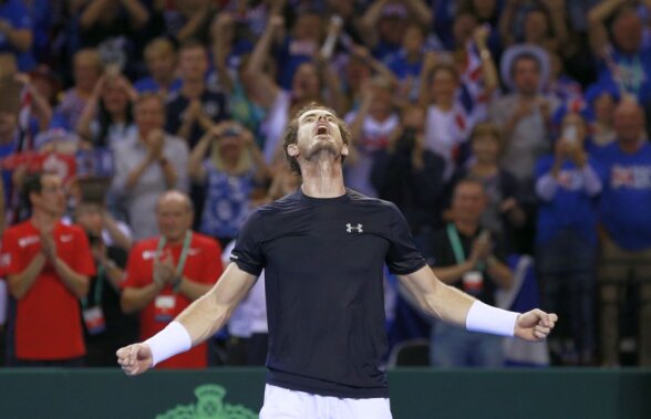 Andy Murray duce Marea Britanie în finala Cupei Davis după 37 de ani » Urmează finala cu Belgia