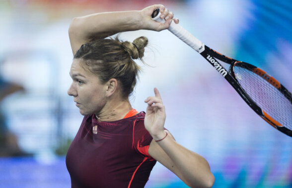 Start perfect » Simona Halep a închis programul zilei de ieri de la Wuhan cu o victorie clară