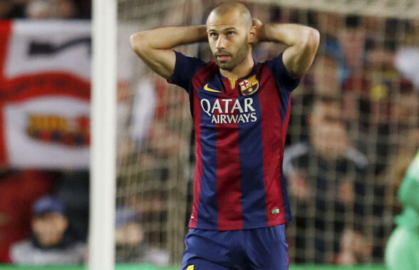 Clasico fără ”El Jefecito”? Mascherano poate fi suspendat drastic după eliminarea din meciul cu Eibar