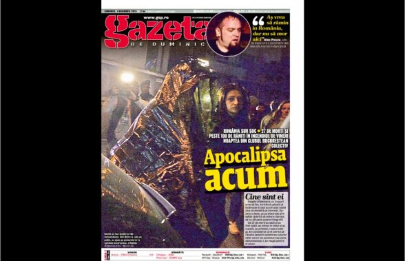 În zori, la chioșcuri, ediție specială a Gazetei despre drama României » Cine sînt ei