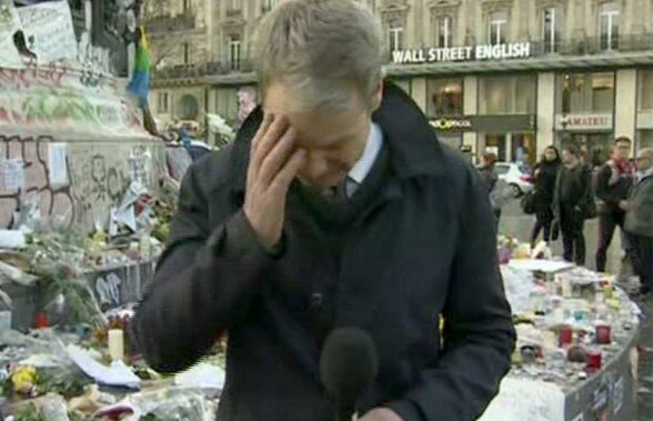 VIDEO » Un reporter al BBC a clacat în direct din cauza atacurilor de la Paris