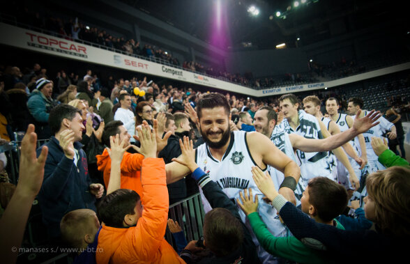 Cifre senzaționale în baschetul românesc după 30 de ani! Număr record de spectatori la U Cluj - Steaua