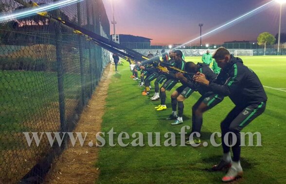 FOTO Reghe a început numărătoarea inversă pentru amicalul cu Ujpest » Steaua a făcut azi primele antrenamente de la revenirea în Turcia