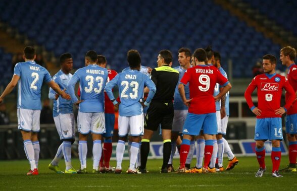 VIDEO Scandări rasiste la meciul dintre Lazio și Napoli » Ce decizie a luat arbitrul