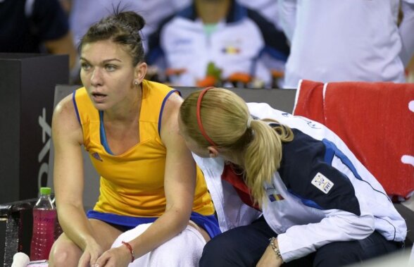 Caricatura zilei! Cum dialoghează Simona Halep şi Alina Tecşor în Fed Cup