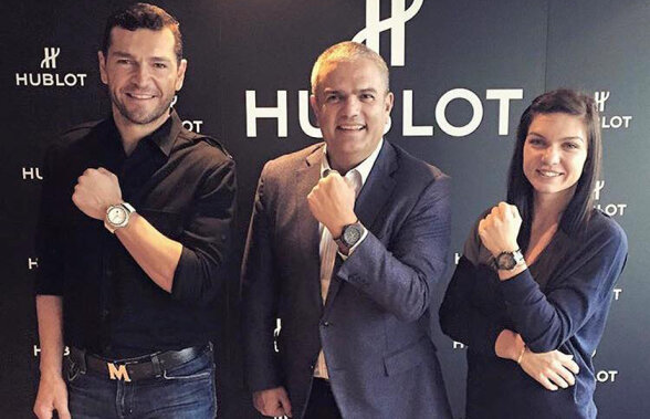 Vizită de lucru » Simona Halep a făcut o incursiune în culisele fabricării ceasurilor Hublot