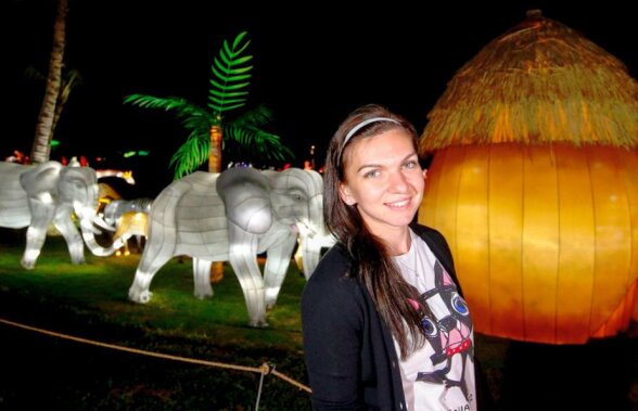 VIDEO Simona Halep a vizitat Dubai Garden Glow: "Am fost foarte bucuroasă"
