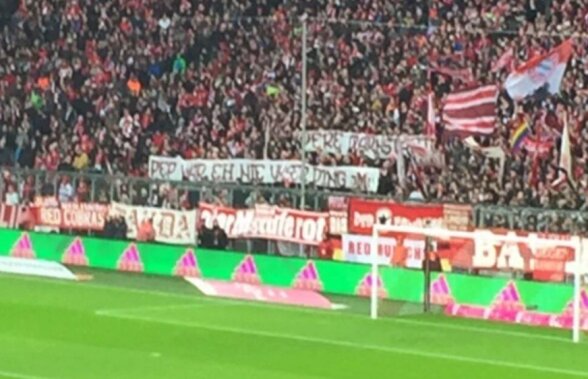 FOTO Pep Guardiola, taxat dur de galeria lui Bayern Munchen! Anunțul plecării la City i-a scos din sărite pe fani!