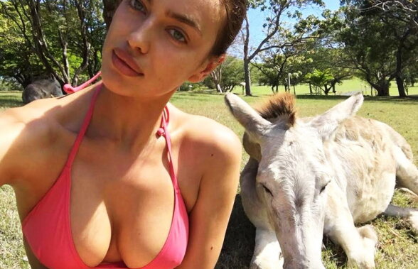 Irina Shayk şi-a zăpăcit fanii pe Facebook! Mai mult de 200.000 au dat "like"