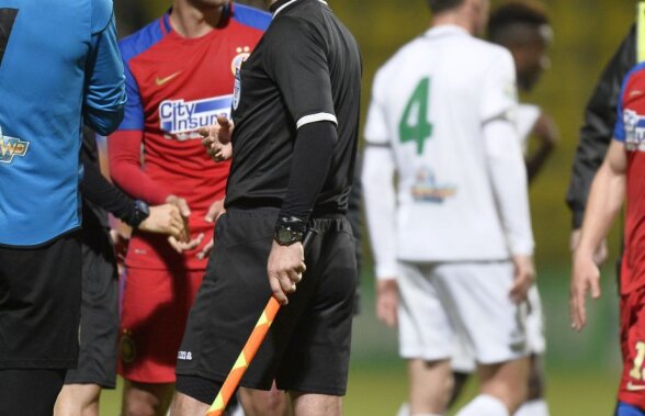 FOTO Scene cumplite » Un tuşier de Liga 1 a fost bătut crunt la antrenament. Cum arată acum arbitrul