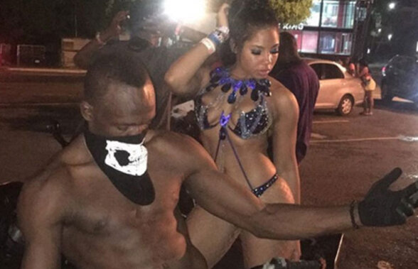 FOTO Usain Bolt a petrecut în stil brazilian cu o tânără: ”Președintele și prima doamnă” :D