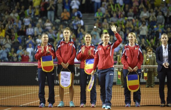 GALERIE FOTO Imagini de excepție de la prezentarea echipelor de Fed Cup! Atmosferă fantastică la Cluj