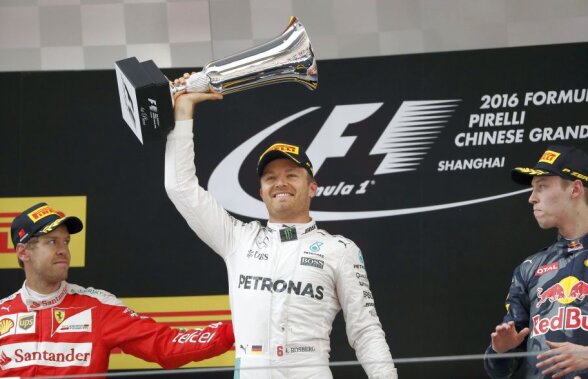 Nico Rosberg a câștigat Marele Premiu al Chinei și a egalat o performanță a lui Schumacher