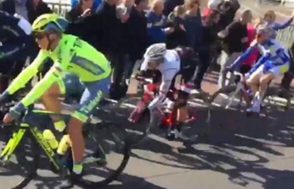 VIDEO Enrico Gasparotto a câștigat Amstel Gold Race, după un atac fabulos pe Cauberg! Moment oribil cu un ciclist care și-a rupt nasul