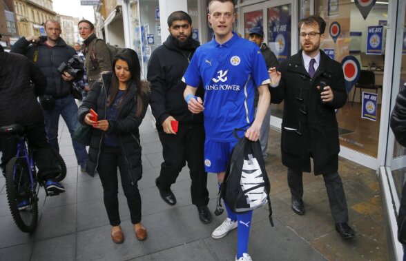 FOTO Ironii de campion! Cum i-a răspuns Vardy principalului rival după câștigarea titlului în Premier League